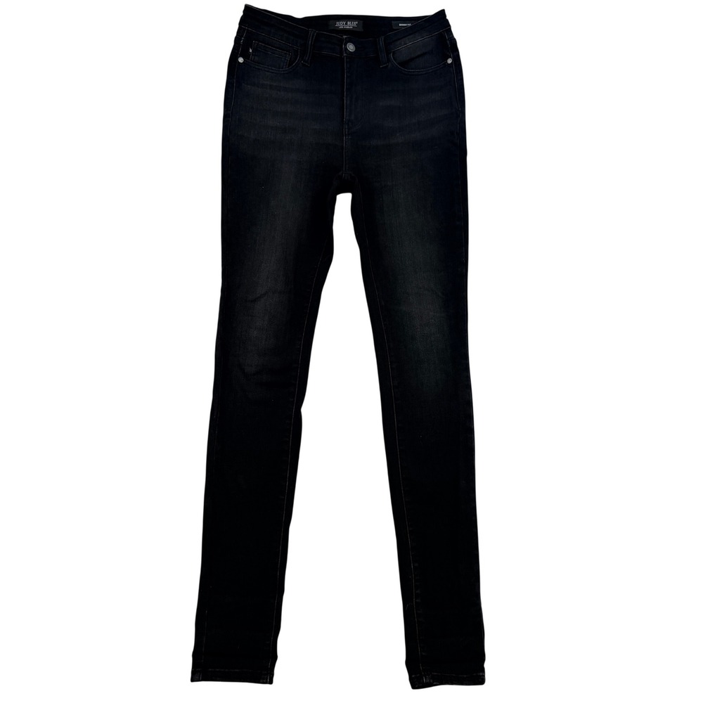 Judy Blue Skinny Fit Jeans Faded Black High Rise Stretch Denim JB88450 BK 9/29